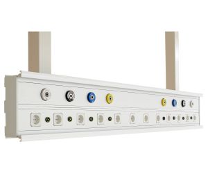 Yoğun Bakım Tipi Hasta Yatak Başı Ünitesi (Tavan Tipi)