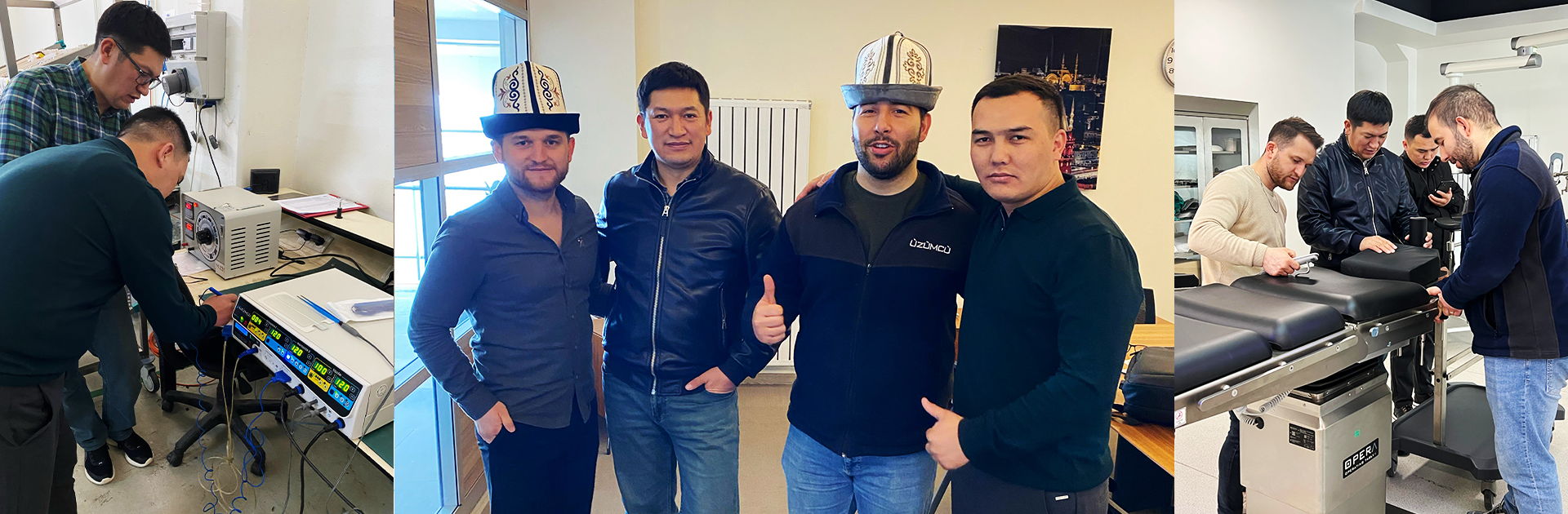  Hemos ofrecido formación técnica de posventa a nuestro distribuidor de Kirguistán.
